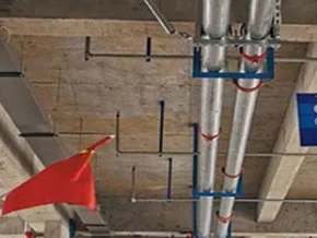丁青管廊支架的安装方法
